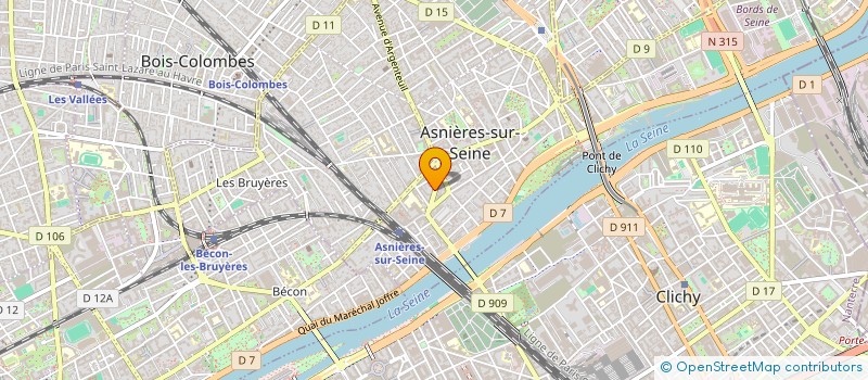 localisation de l'entreprise ASSOCIATION ASNIERES OPHTA à ASNIERES-SUR-SEINE