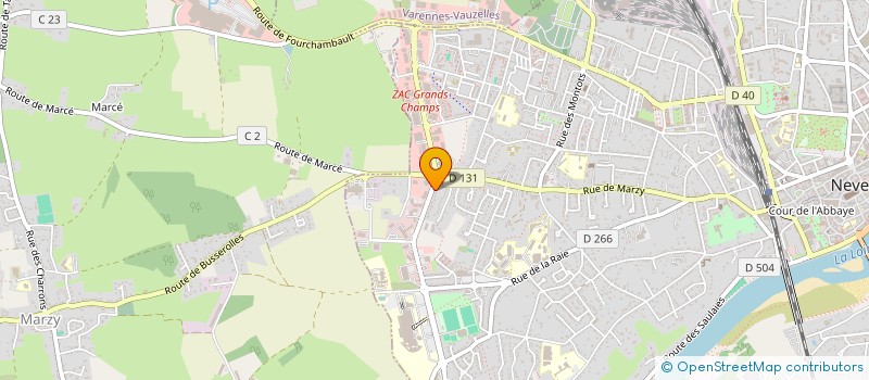 localisation de l'entreprise ASSOCIATION ASPEDIAH à NEVERS