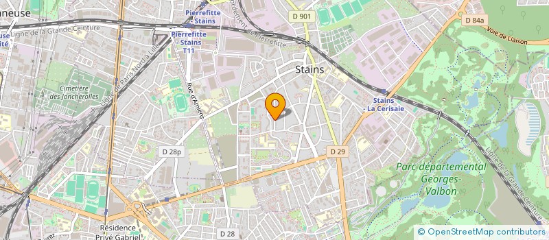 localisation de l'entreprise ASSOCIATION ASSA DECLERCQ à STAINS