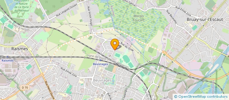 localisation de l'entreprise ASSOCIATION ASSALAM MOSQUEE DE BEUVRAGES à BEUVRAGES
