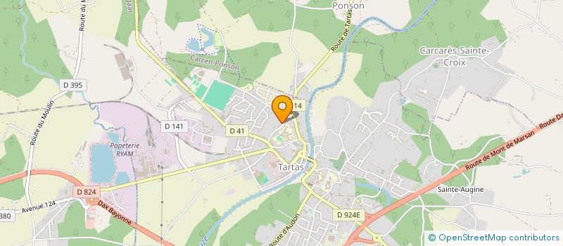 localisation de l'entreprise ASSOCIATION ASSAV  TARTAS