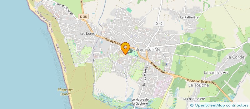 localisation de l'entreprise ASSOCIATION ASSISTANCE CONSEIL à BRETIGNOLLES-SUR-MER