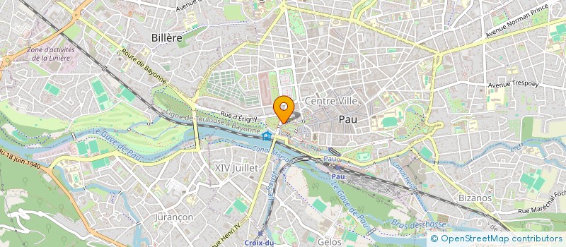 localisation de l'entreprise ASSOCIATION ASSISTANCE CONSEIL EMPLOI à PAU