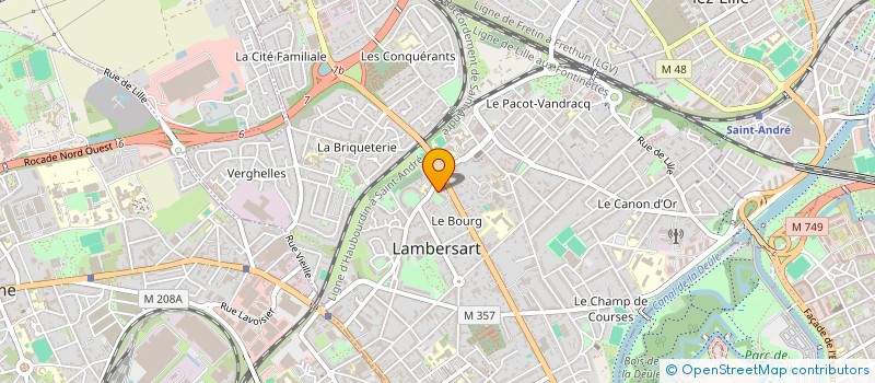 localisation de l'entreprise ASSOCIATION ASSISTANCE PERSONNES AGEES à LAMBERSART