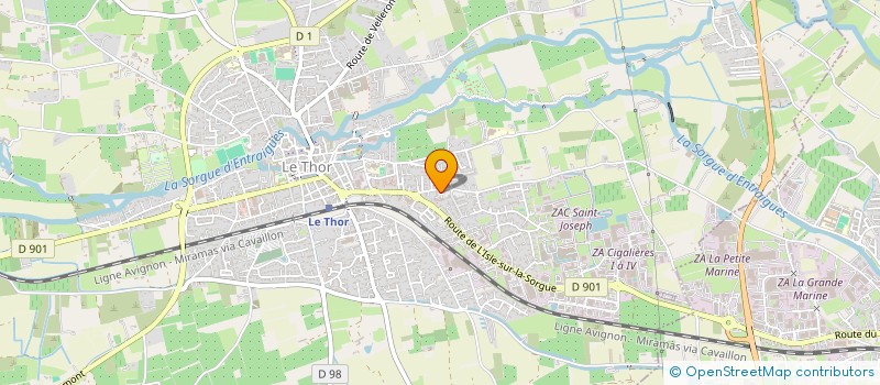 localisation de l'entreprise ASSOCIATION ASSISTANCE PREMIERS SECOURS  LE THOR