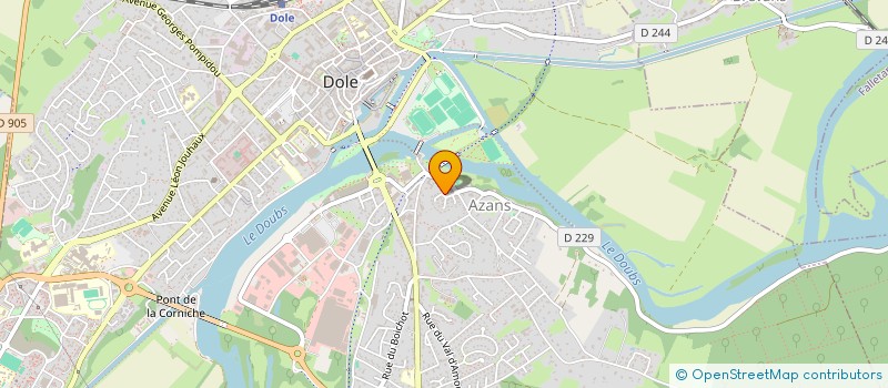 localisation de l'entreprise ASSOCIATION ASSISTANTES MATERNELLES à DOLE