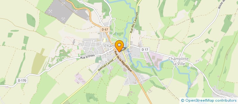 localisation de l'entreprise ASSOCIATION ASTRONOMIQUE ITINERANTE  CHAMPLITTE