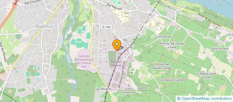 localisation de l'entreprise ASSOCIATION ASURE (ATELIER SAUMUROIS UTILE AU RETOUR A L'EMPLOI) à SAUMUR