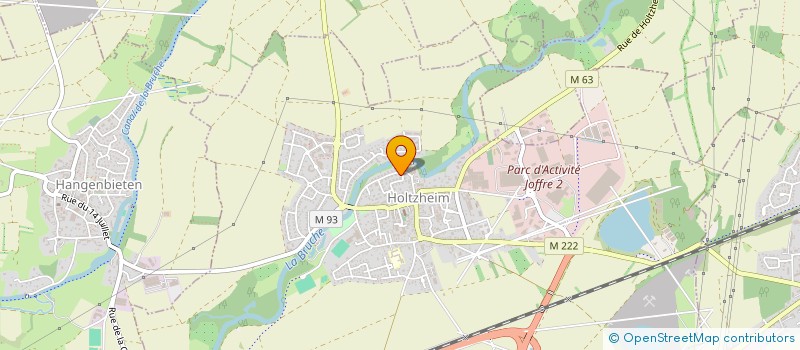 localisation de l'entreprise ASSOCIATION ATA STRASBOURG  HOLTZHEIM