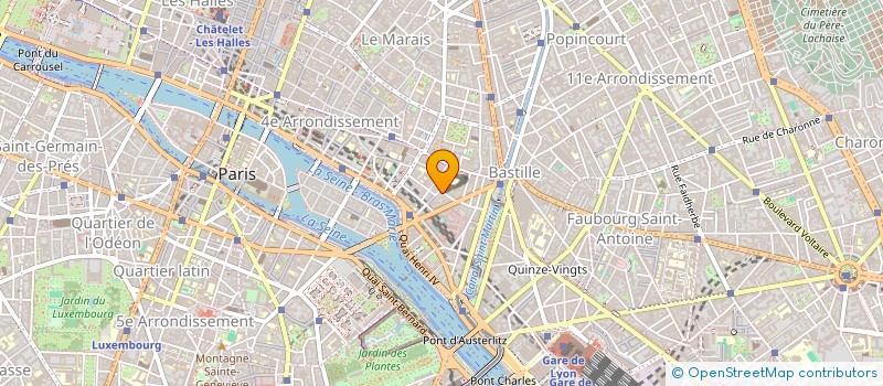 localisation de l'entreprise ASSOCIATION ATELIER DE LA CERISAIE  PARIS