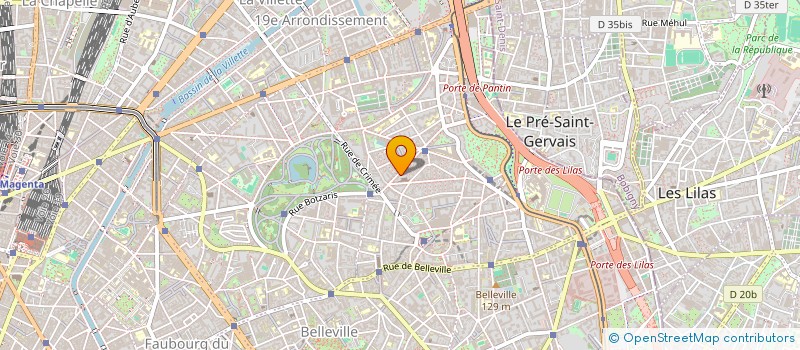 localisation de l'entreprise ASSOCIATION ATELIER DES EPINETTES  PARIS