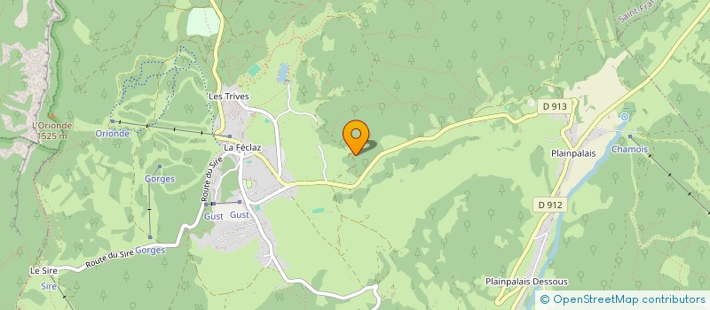 localisation de l'entreprise ASSOCIATION ATELIER DU CLAIR DE LUNE  LES DESERTS