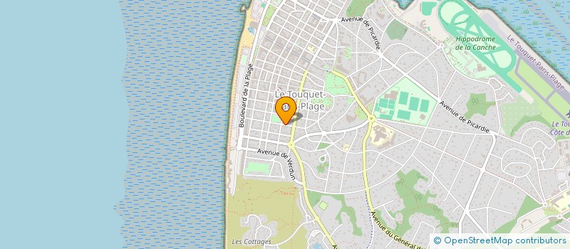 localisation de l'entreprise ASSOCIATION ATELIER MATHILDE DELATTRE  LE TOUQUET-PARIS-PLAGE