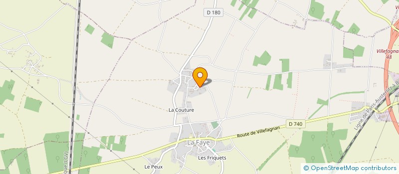 localisation de l'entreprise ASSOCIATION ATELIER RAYTH à LA FAYE