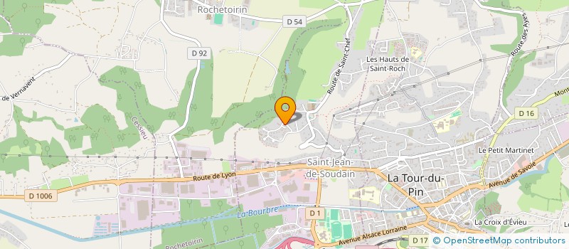 localisation de l'entreprise ASSOCIATION ATELIER T.A.3  SAINT-JEAN-DE-SOUDAIN