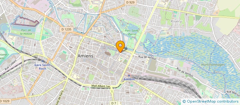 localisation de l'entreprise ASSOCIATION ATELIERS L'ILOT à AMIENS