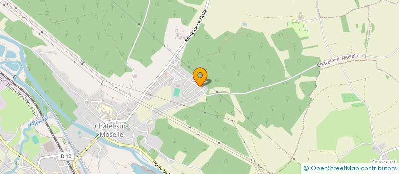 localisation de l'entreprise ASSOCIATION ATHENA  CHATEL-SUR-MOSELLE