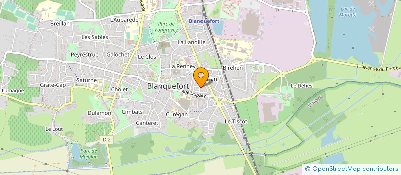 localisation de l'entreprise ASSOCIATION ATHLETEAM à BLANQUEFORT