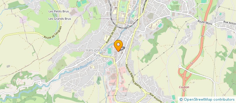 localisation de l'entreprise ASSOCIATION ATHLETIC-CLUB à LE PUY-EN-VELAY