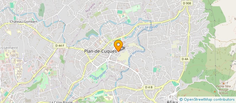 localisation de l'entreprise ASSOCIATION ATHLETIQUE ALLAUDIENNE ET DU 13EME  MARSEILLE