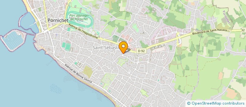 localisation de l'entreprise ASSOCIATION ATLANTIQUE COTE D'AMOUR - UKRAINE IN EUROPE  PORNICHET