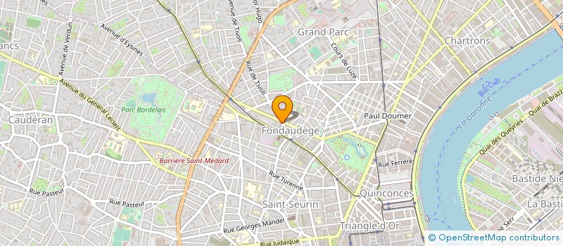 localisation de l'entreprise ASSOCIATION ATLAS à BORDEAUX