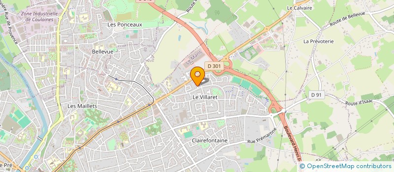 localisation de l'entreprise ASSOCIATION ATLAS à LE MANS