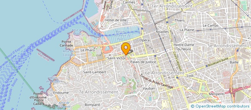 localisation de l'entreprise ASSOCIATION ATOLL CONSULTANTS à MARSEILLE