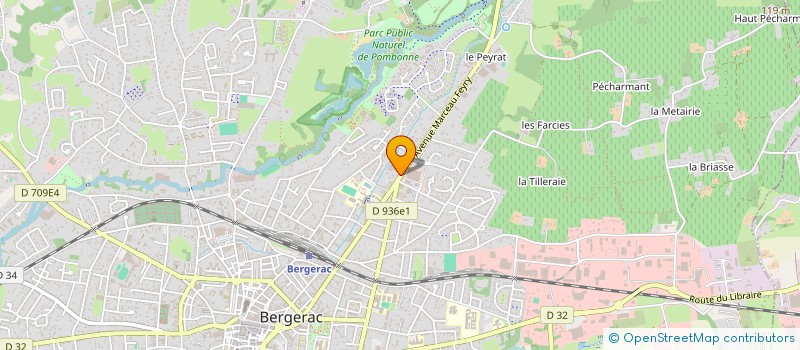 localisation de l'entreprise ASSOCIATION ATOUT COEUR à BERGERAC