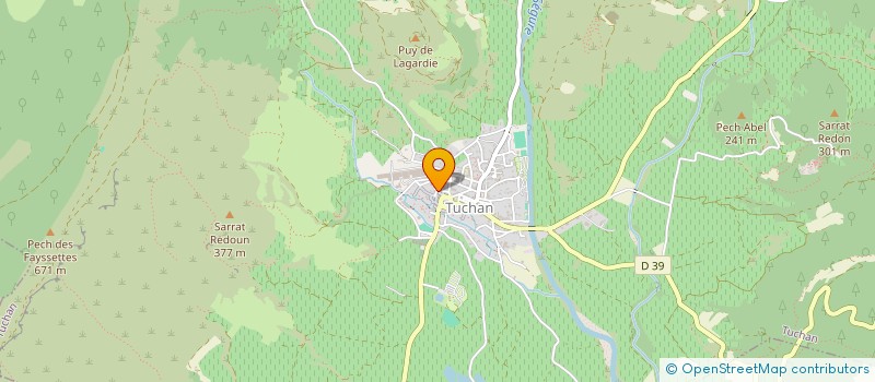 localisation de l'entreprise ASSOCIATION ATOUT JAZZ  TUCHAN