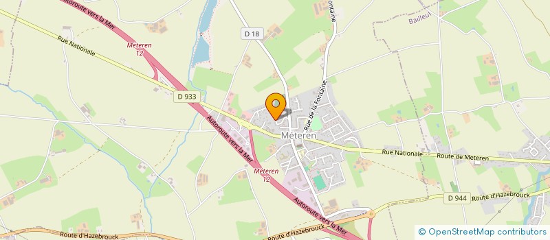 localisation de l'entreprise ASSOCIATION ATOUT JEUNE  METEREN