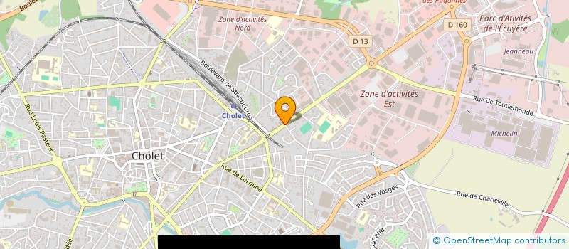 localisation de l'entreprise ASSOCIATION ATOUT SANTE à CHOLET