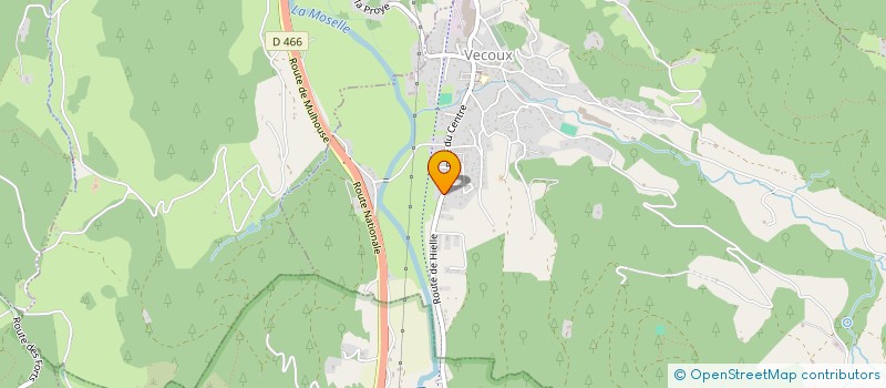 localisation de l'entreprise ASSOCIATION ATOUTVOSGES  VECOUX