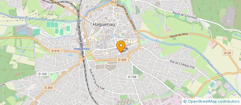 localisation de l'entreprise ASSOCIATION ATSAC  HAGUENAU