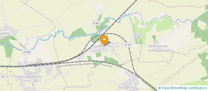 localisation de l'entreprise ASSOCIATION ATTACK  BLESME