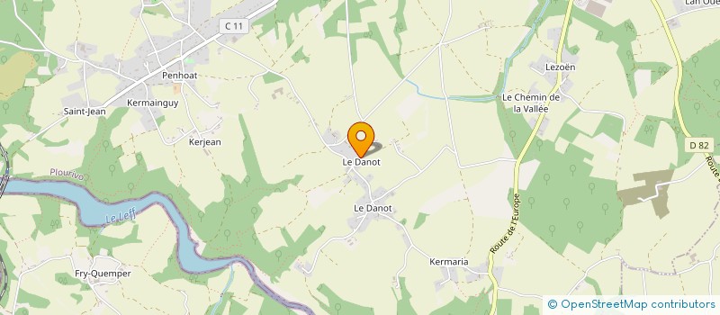 localisation de l'entreprise ASSOCIATION ATTELAGES TREGOR GOELO  PLOURIVO