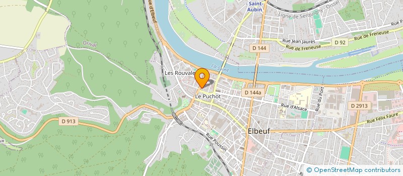 localisation de l'entreprise ASSOCIATION ATTITUDE  ELBEUF