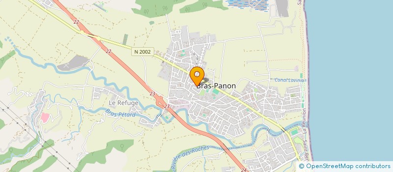 localisation de l'entreprise ASSOCIATION AU BONHEUR DES GRAMOUNES à BRAS-PANON