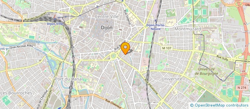 localisation de l'entreprise ASSOCIATION AU COEUR DE L'UMMANITY à DIJON