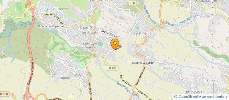 localisation de l'entreprise ASSOCIATION AU COEUR DE NOS QUARTIERS à SAINT-PAUL
