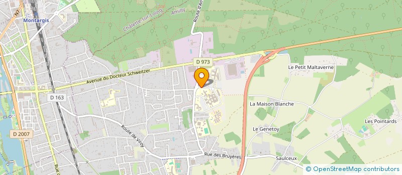 localisation de l'entreprise ASSOCIATION AU COEUR DES ENFANTS HOSPITALISES DE L'AGGLOMERATION MONTARGOISE à AMILLY