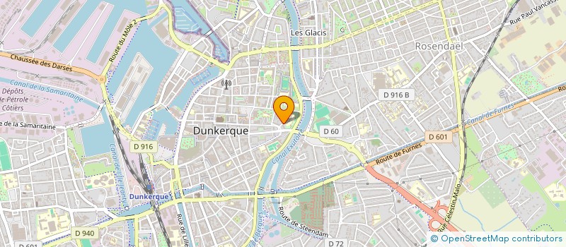 localisation de l'entreprise ASSOCIATION AU DELA DU CANCER à DUNKERQUE