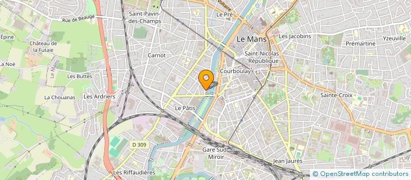 localisation de l'entreprise ASSOCIATION AU DEVELOPPEMENT DES ACTIVITES FLUVIALES  LE MANS