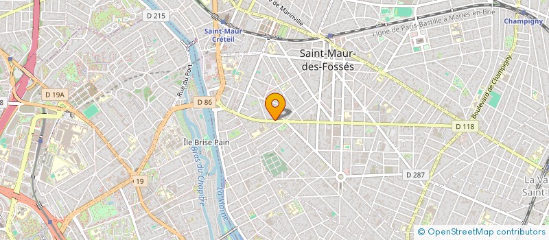 localisation de l'entreprise ASSOCIATION AU DIABLE LE DECO  SAINT-MAUR-DES-FOSSES