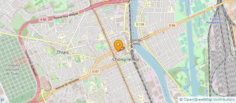 localisation de l'entreprise ASSOCIATION AU FIL DE L'EAU à CHOISY-LE-ROI