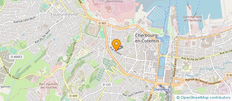 localisation de l'entreprise ASSOCIATION AU FIL DE L'EAU à CHERBOURG-EN-COTENTIN