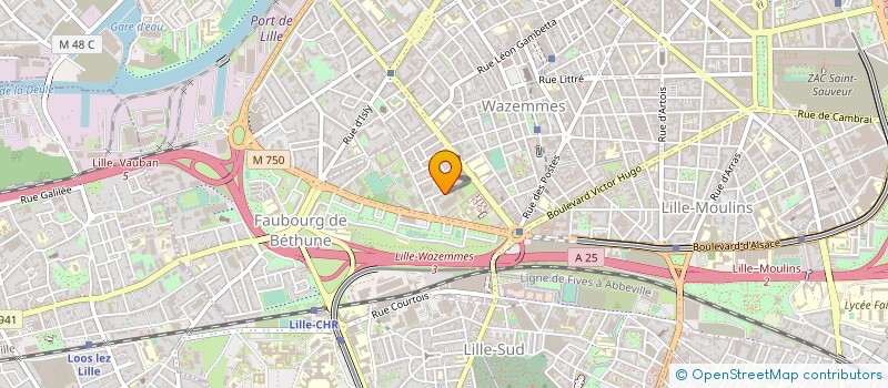 localisation de l'entreprise ASSOCIATION AU LAVOIR à LILLE