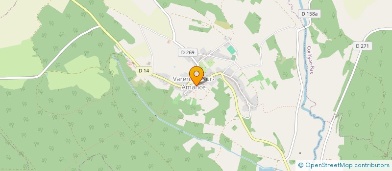 localisation de l'entreprise ASSOCIATION AU PAYS D'ARLAND à VARENNES-SUR-AMANCE
