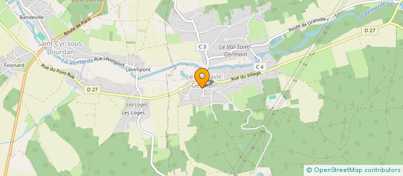 localisation de l'entreprise ASSOCIATION AU PETIT SATURNIN à LE VAL-SAINT-GERMAIN