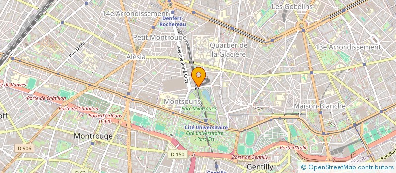 localisation de l'entreprise ASSOCIATION AU PLATEAU  PARIS